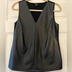 Ann Taylor leather top